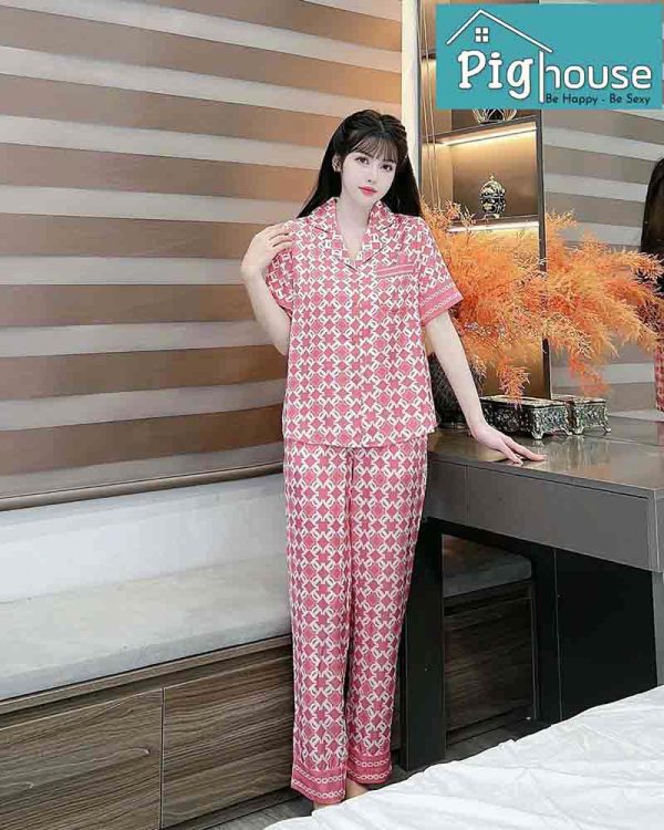Bộ Pijama dài chữ C