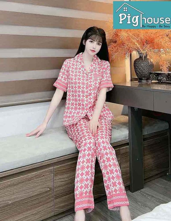 Bộ Pijama dài chữ C