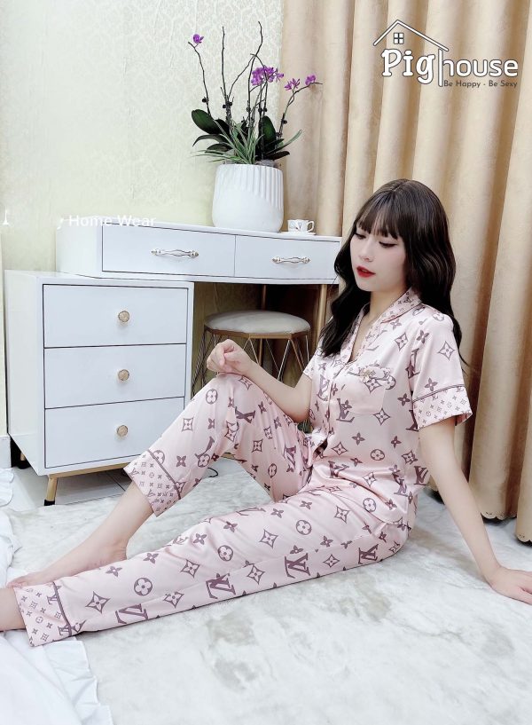 Bộ dài cộc Mochi LV hoa - Hình ảnh 4