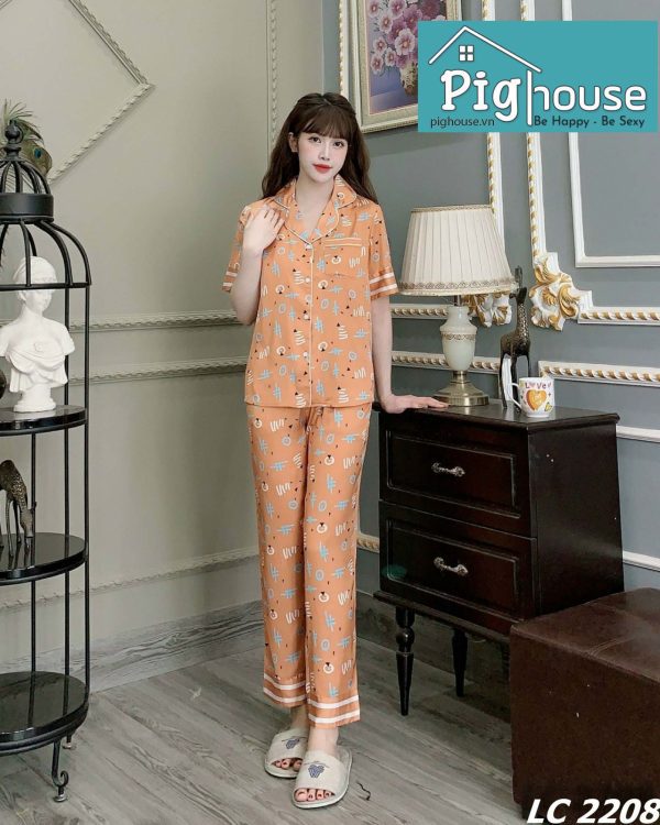Bộ dài cộc Cam chữ hàn