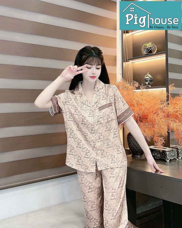 Bộ dài cộc Pijama chữ the mum