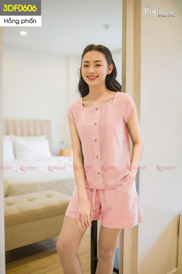 Bộ Pijama cao cấp Cardina đùi 3DF06