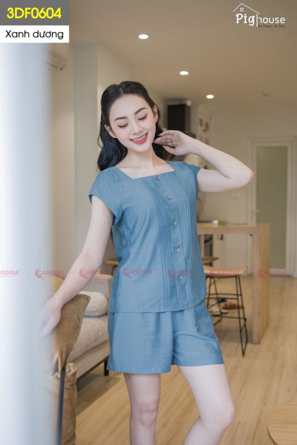 Bộ Pijama cao cấp Cardina đùi 3DF06