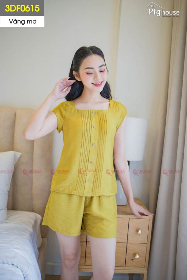 Bộ Pijama cao cấp Cardina đùi 3DF06