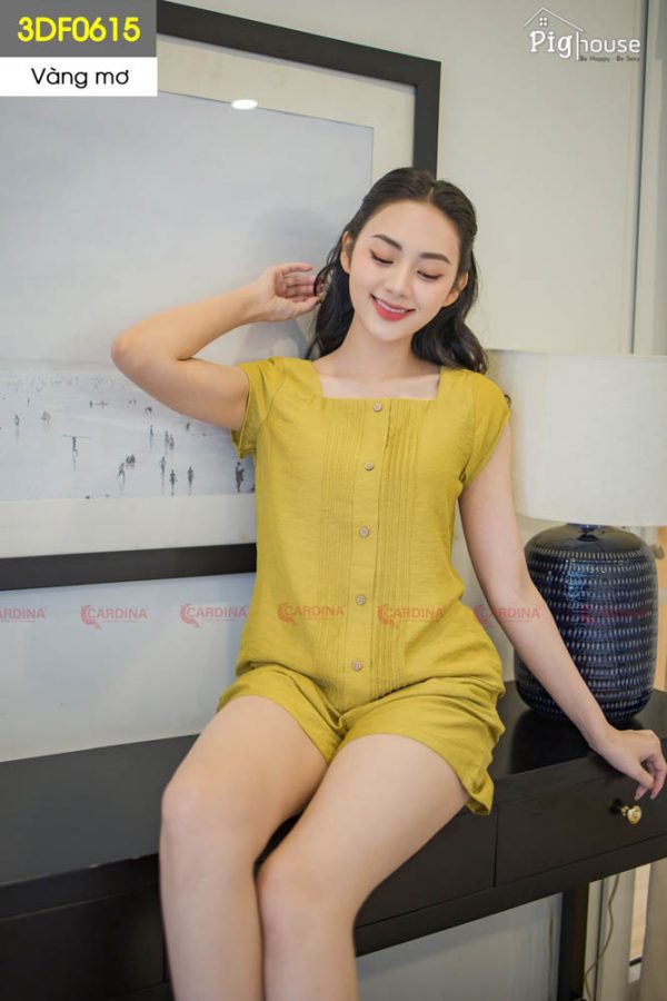 Bộ Pijama cao cấp Cardina đùi 3DF06
