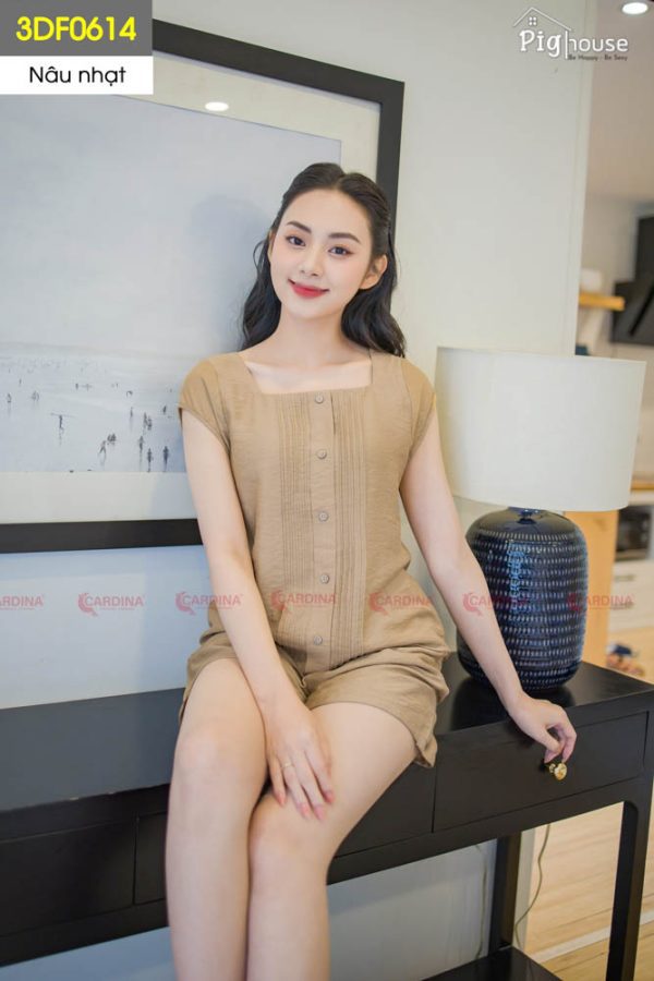 Bộ Pijama cao cấp Cardina đùi 3DF06