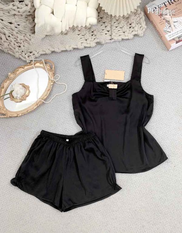 Bộ Pijama Yếm kèm nơ xinh