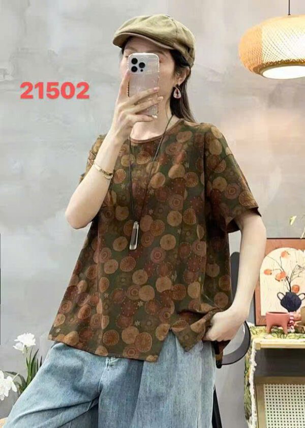 áo phông thổ cẩm mát lạnh phong cách