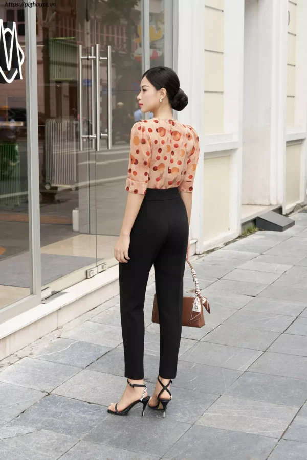 áo sơ mi LUPERI cổ bẻ hoa tinh tế
