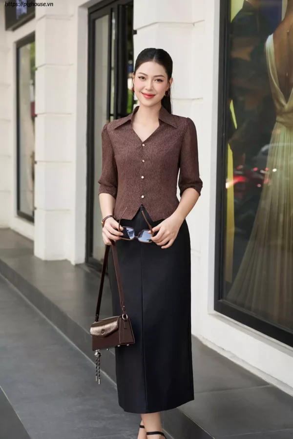 áo sơ mi LUPERI tay lỡ