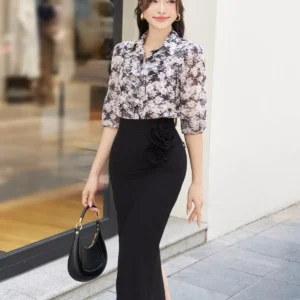 Áo sơ mi bèo quấn Luperi xinh xắn