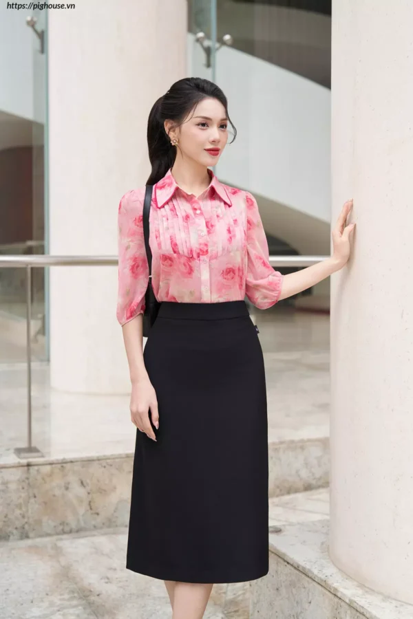 Ao so mi co duc dang suong LUPERI