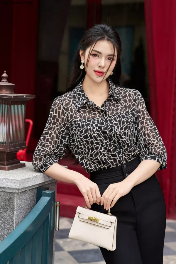 Áo sơ mi nữ LFSM1253 mềm mát không nhăn