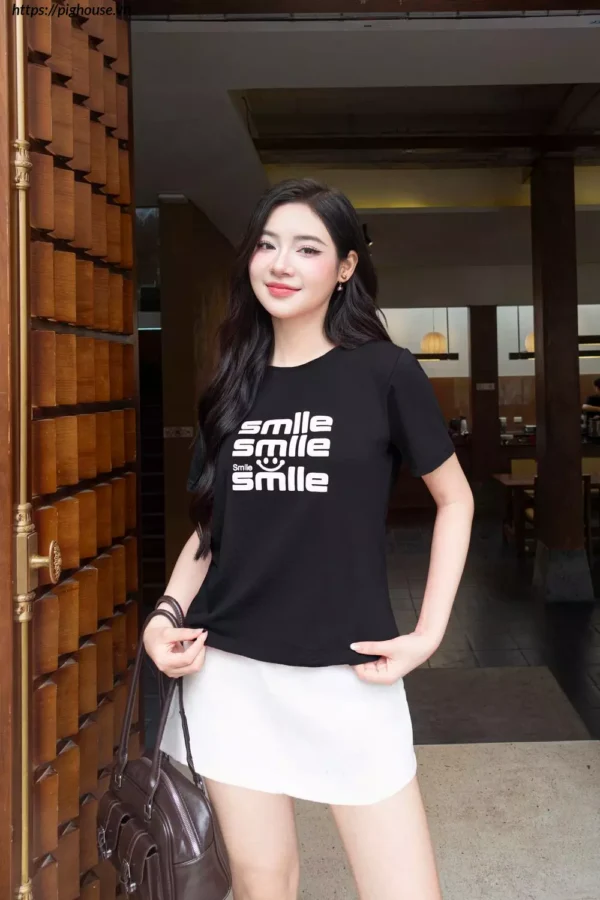 Áo phông nữ Cotton SMILE Cardina năng động