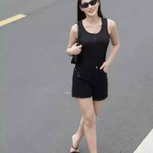 Quan Short Jean Nu Cardina Dang A Cap Cao