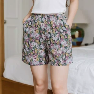 Quần Đùi Nữ Mặc Nhà Cát Hàn Cardina